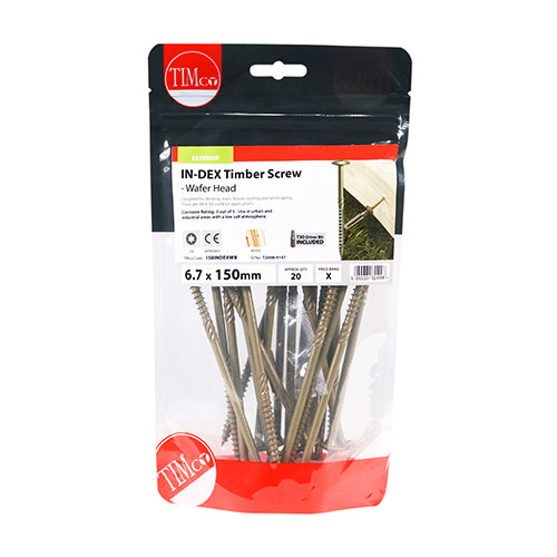 TIMCO Wafer Head Timber Screw - Green