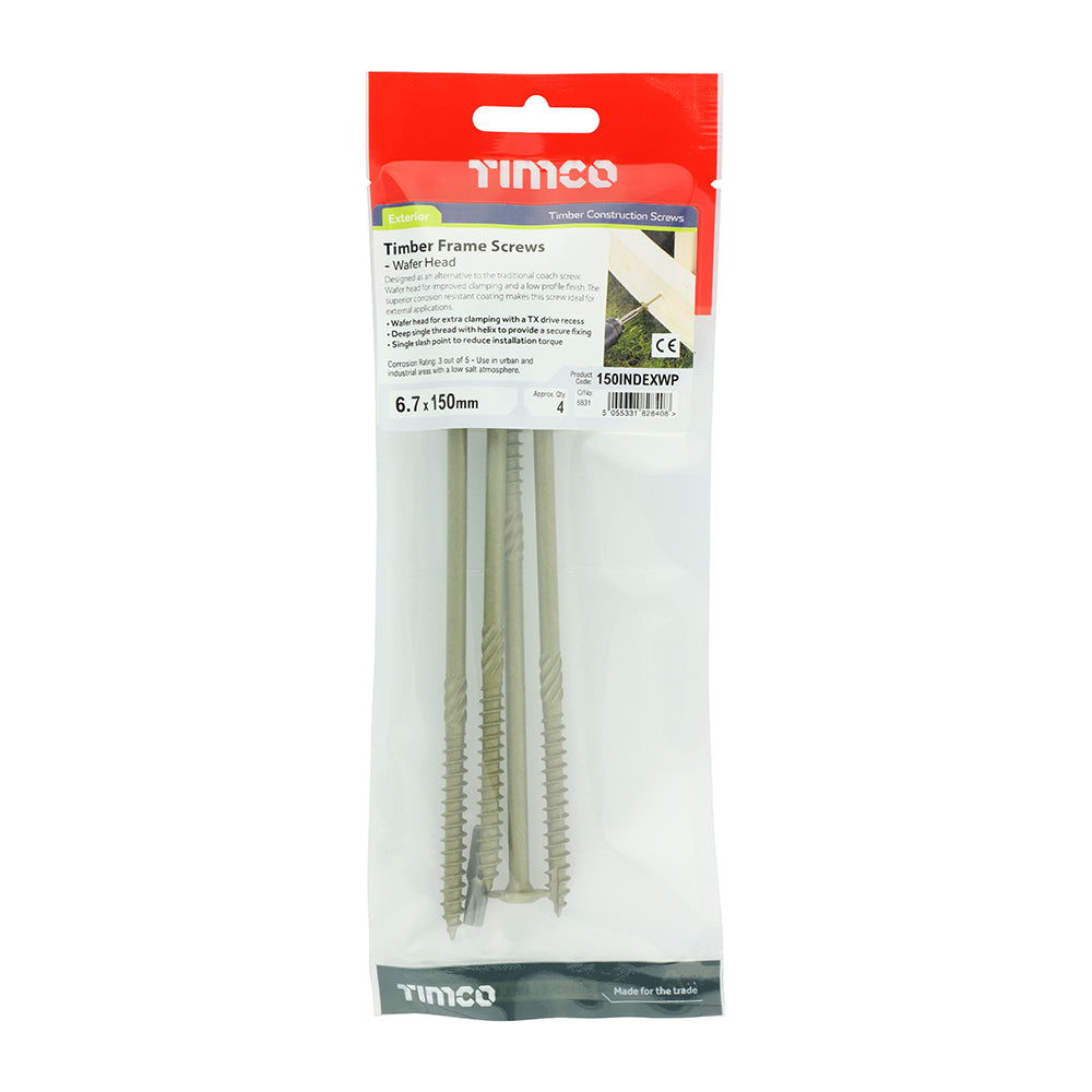 TIMCO Wafer Head Timber Screw - Green