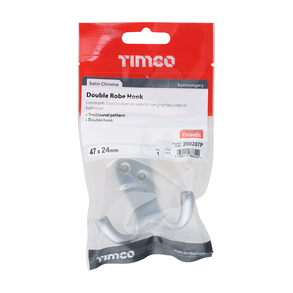 TIMCO Double Robe Hook