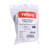 TIMCO QuickFit Round Latch Nickel