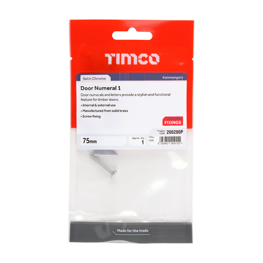 TIMCO Door Numeral 1