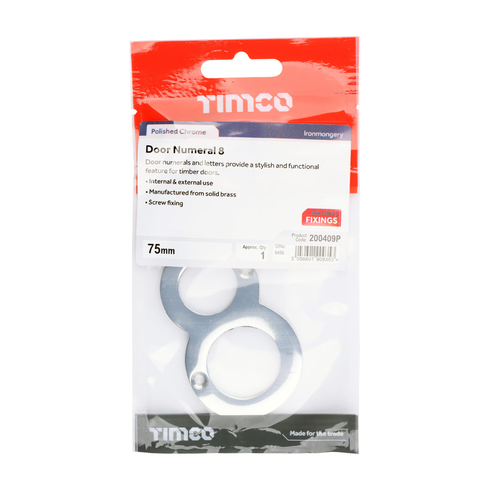 TIMCO Door Numeral 8
