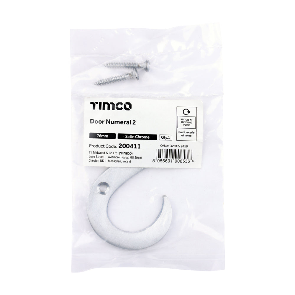 TIMCO Door Numeral 2