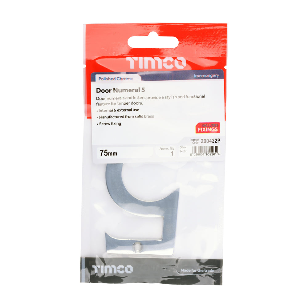TIMCO Door Numeral 5