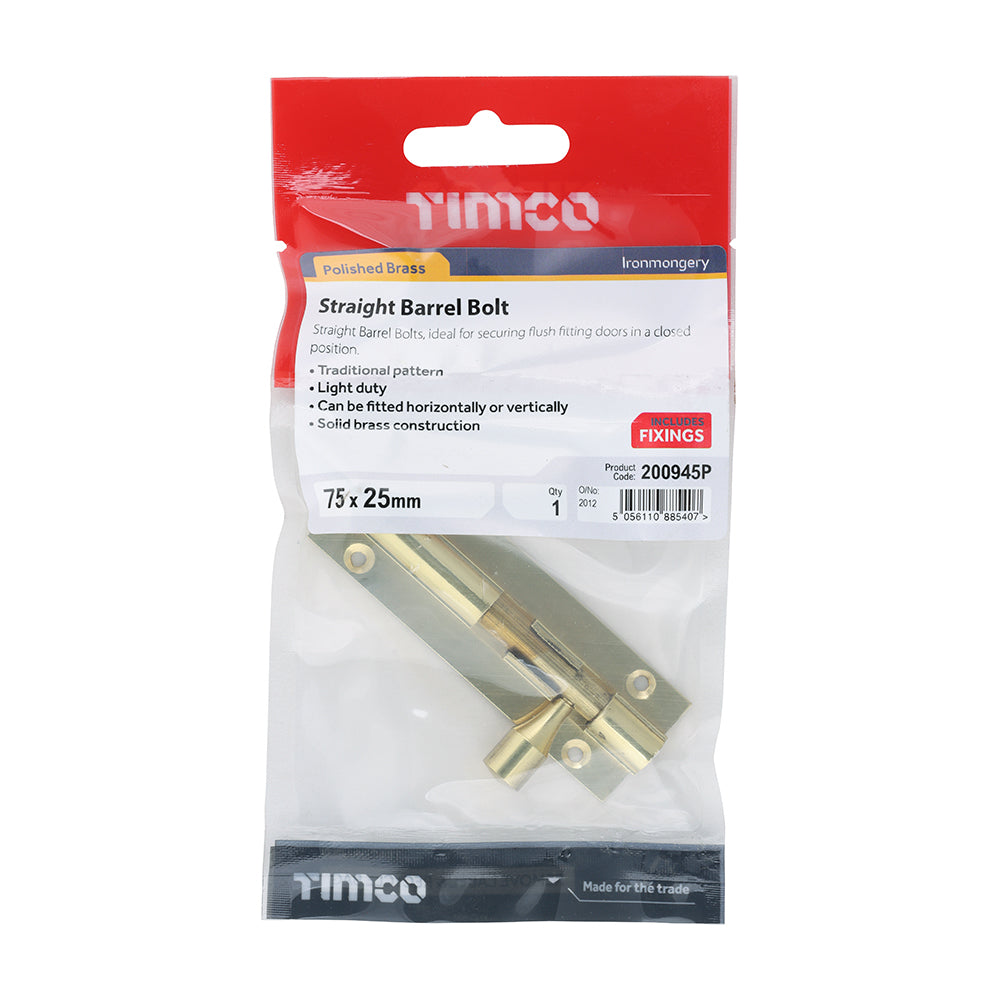 TIMCO Str. Barrel Bolt