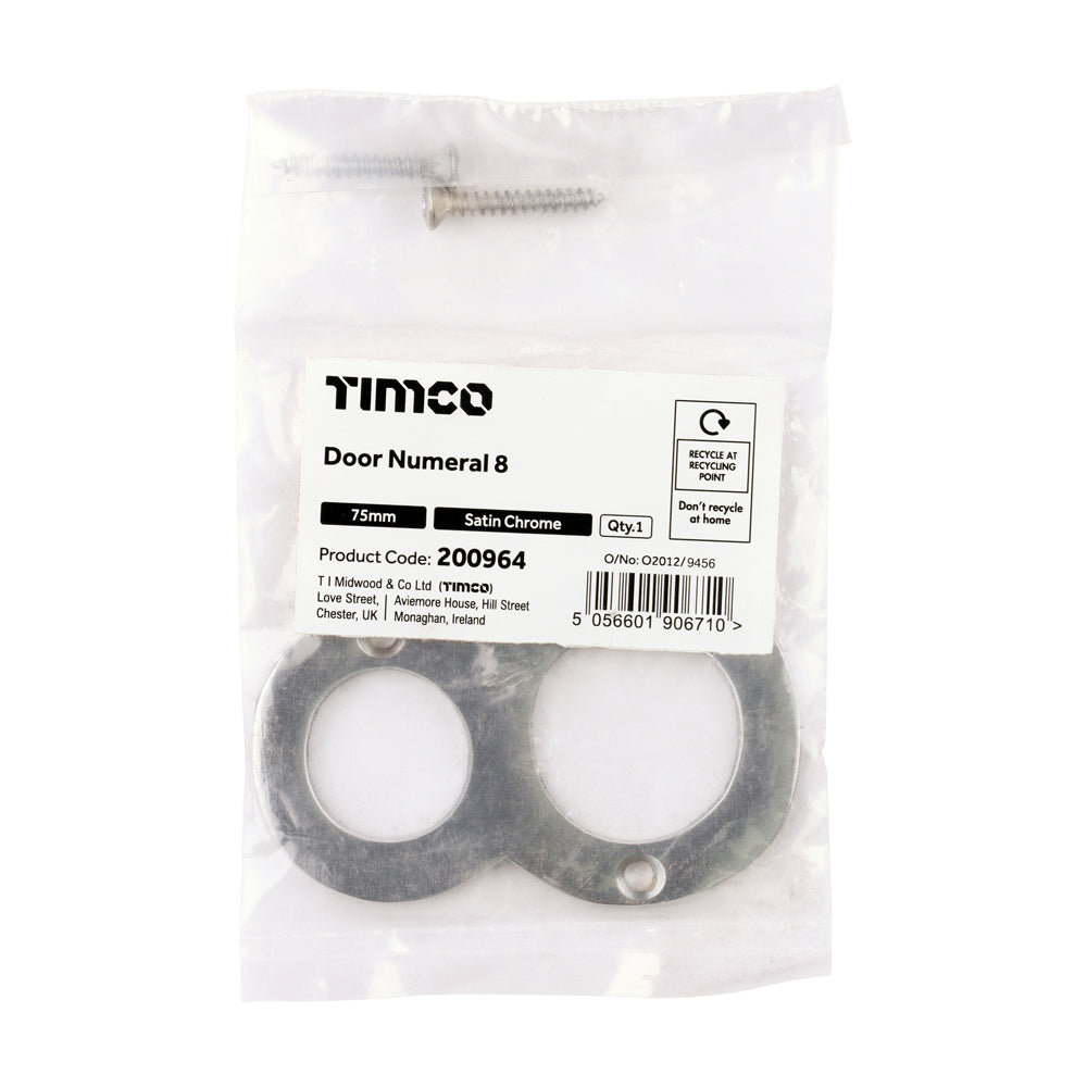 TIMCO Door Numeral 8