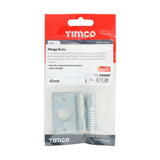 TIMCO Hinge Bolts Zinc