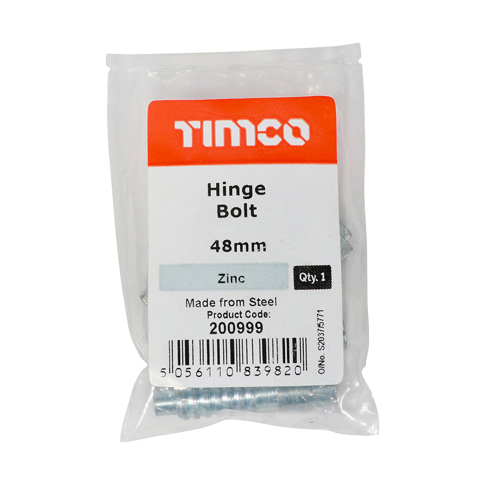 TIMCO Hinge Bolts Zinc