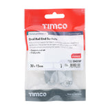 TIMCO Oval End Socket P/Chrome