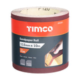 TIMCO Sandpaper Roll Red P120