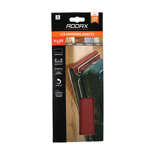 TIMCO Unpunched 1/3 Sand Sheet P120