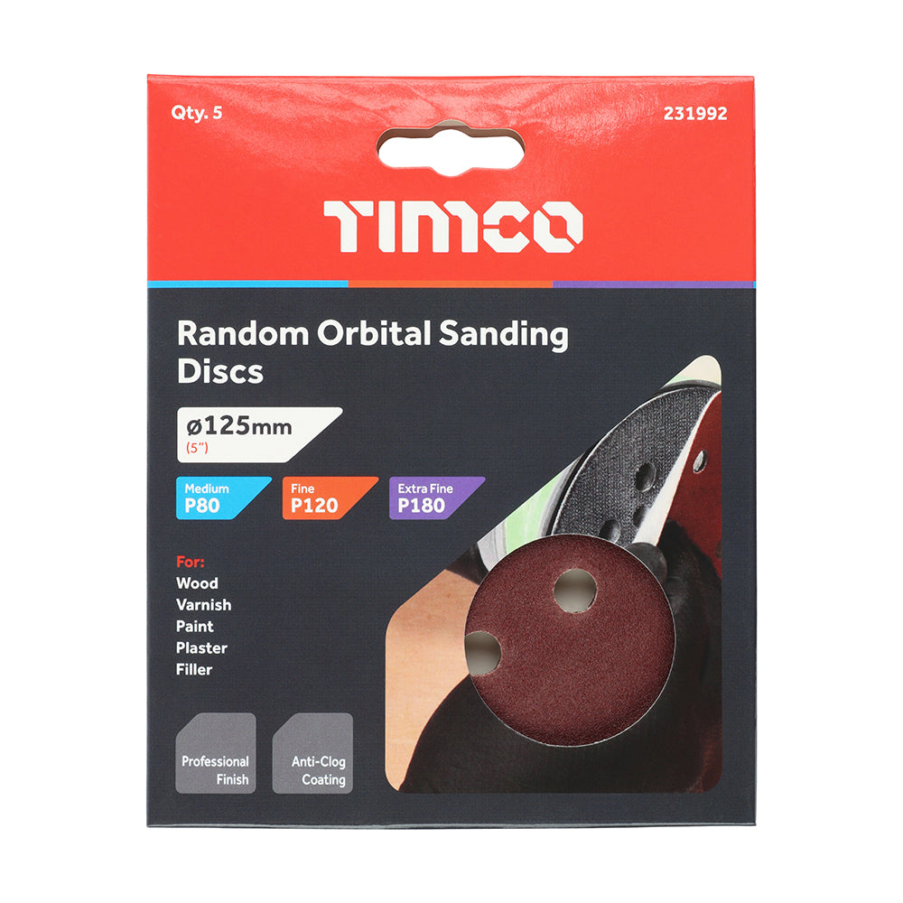 TIMCO Orbital Sanding Discs Mix Set