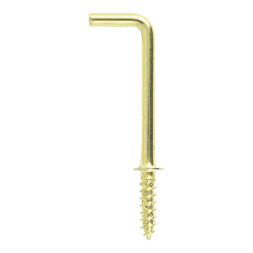 TIMCO Square Cup Hooks - E/Brass
