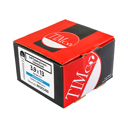 TIMCO S/Tapping Screw PZ1 CSK A2 SS