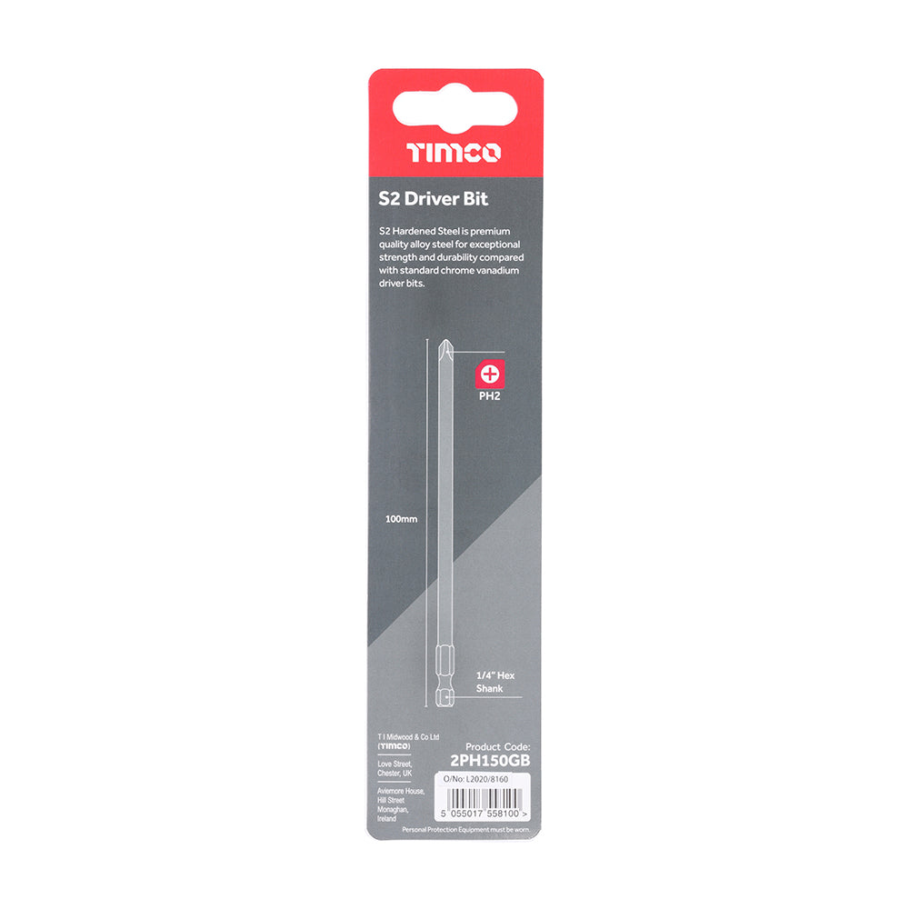 TIMCO Phillips Driver Bit - S2 Grey