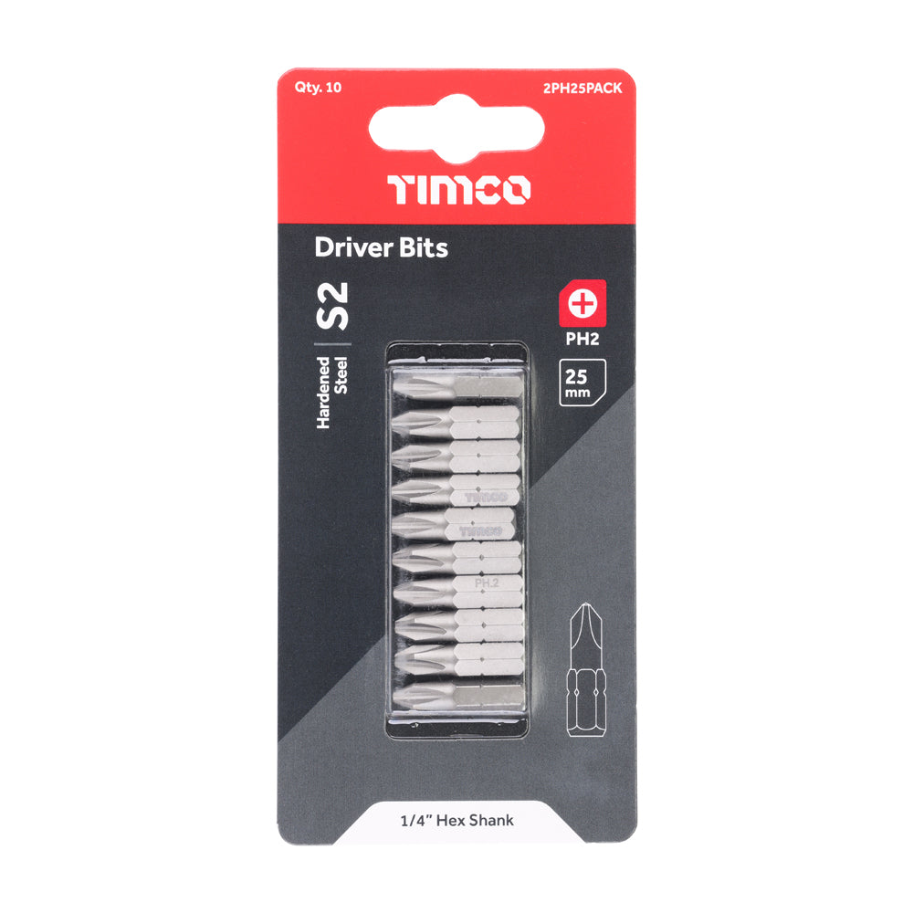 TIMCO Phillips Driver Bit - S2 Grey