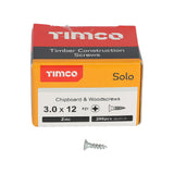 TIMCO Solo Woodscrew PZ1 CSK