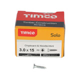 TIMCO Solo Woodscrew PZ1 CSK