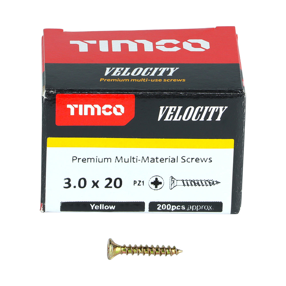 TIMCO Velocity Screw PZ1 CSK ZYP