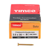 TIMCO Solo Woodscrew PZ1 CSK