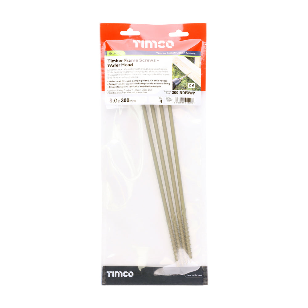 TIMCO Wafer Head Timber Screw - Green
