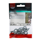 TIMCO Screw Eyes - BZP
