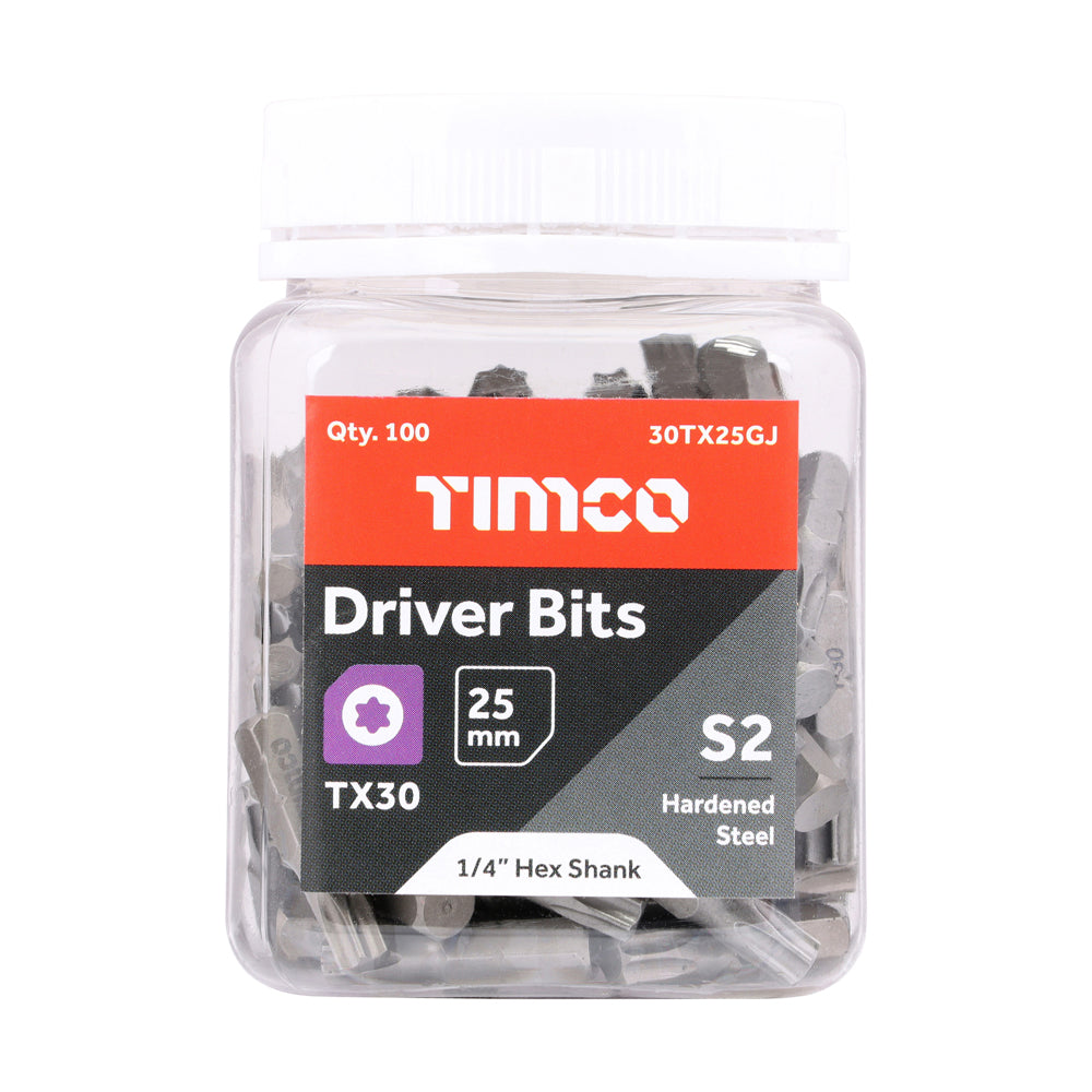 TIMCO TX Drive Driver Bit - S2 Grey