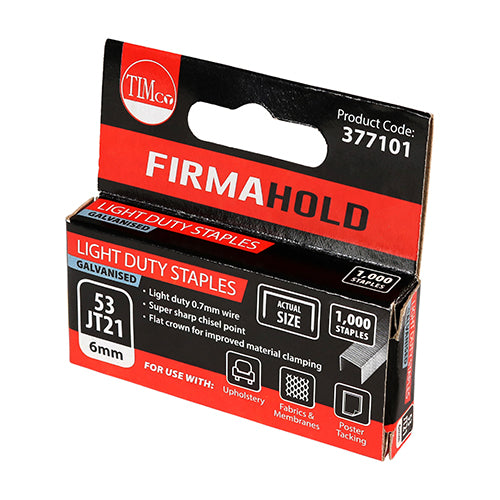 TIMCO Staples LD Chisel GALV