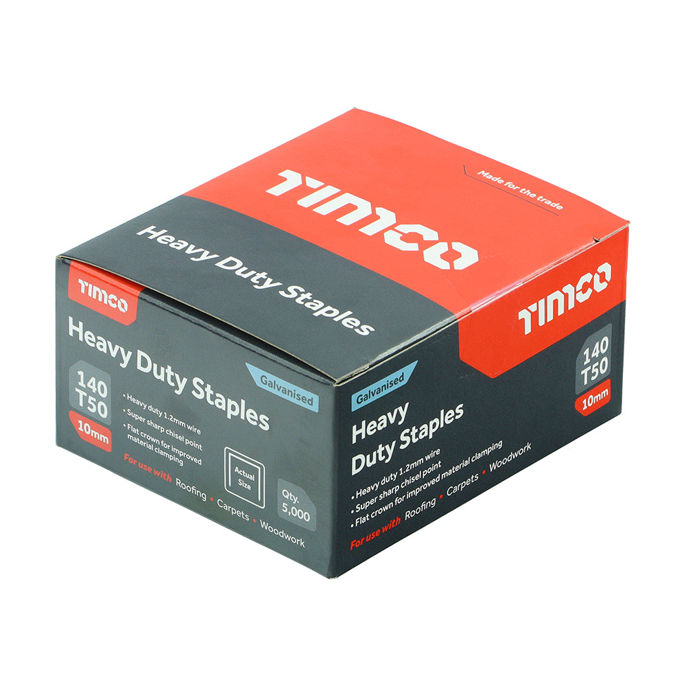 TIMCO Staples HD Chisel - Galv Bulk