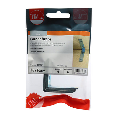TIMCO Corner Brace - BZP