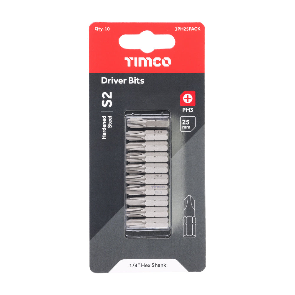 TIMCO Phillips Driver Bit - S2 Grey