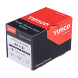 TIMCO Carcass Screw PZ2 CSK Black