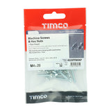 TIMCO Machine Screw & Nut PAN - BZP