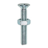 TIMCO Machine Screw & Nut CSK - BZP