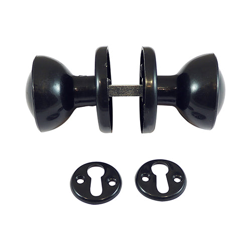 TIMCO Plastic Rim/Mortice Knob Set