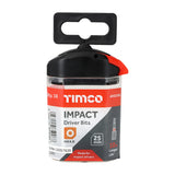 TIMCO Impact 25mm Hex Bits