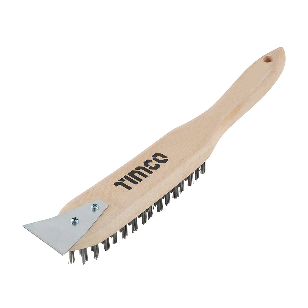 TIMCO Wire Brush & Scraper SS