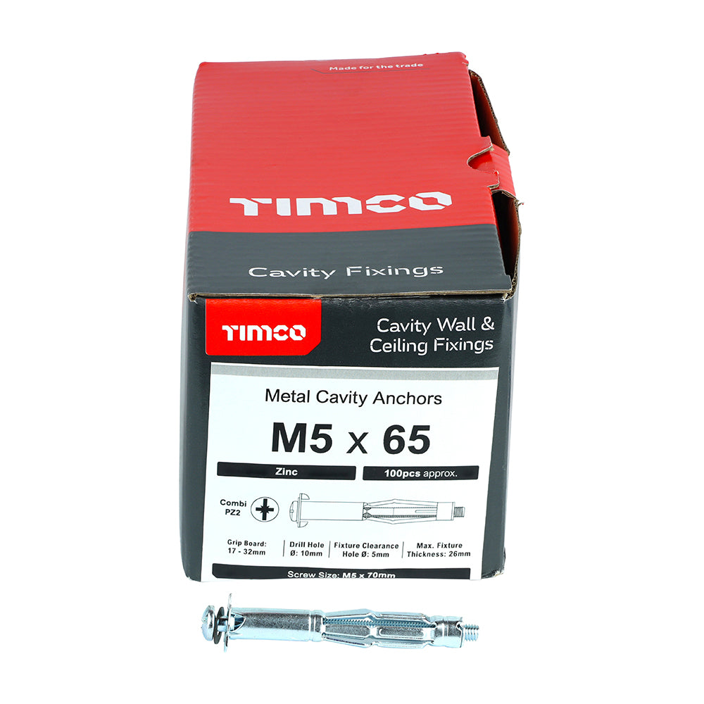TIMCO Metal Cavity Anchor Zinc