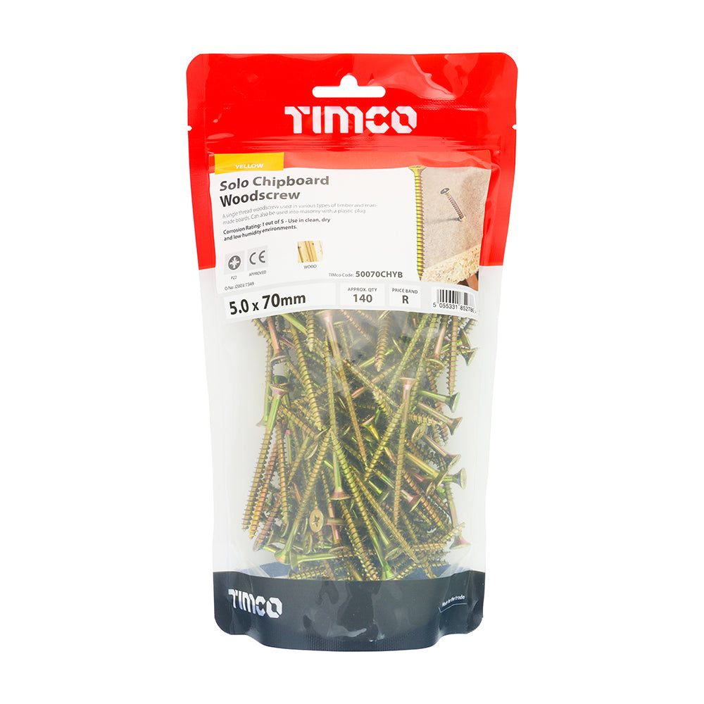 TIMCO Solo Woodscrew PZ2 CSK