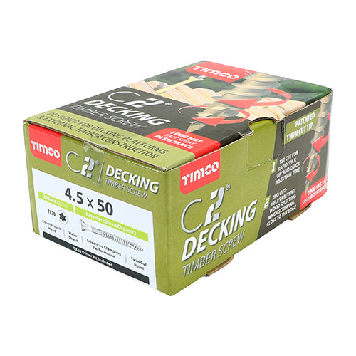 TIMCO C2 Deck-Fix TX CSK GRN