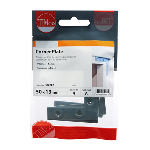 TIMCO Corner Plate - BZP