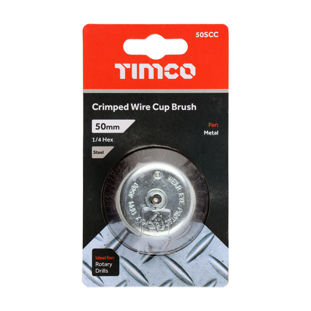 TIMCO Drill Crimp Wire Cup Brush