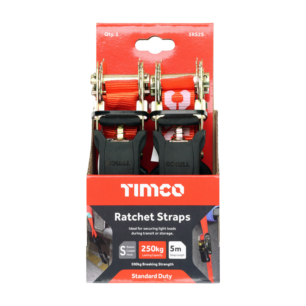 TIMCO S Hook Ratchet Straps STD