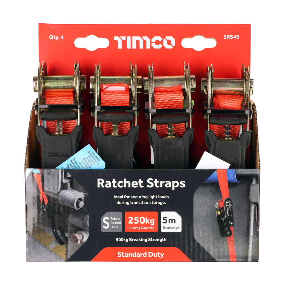 TIMCO S Hook Ratchet Straps STD