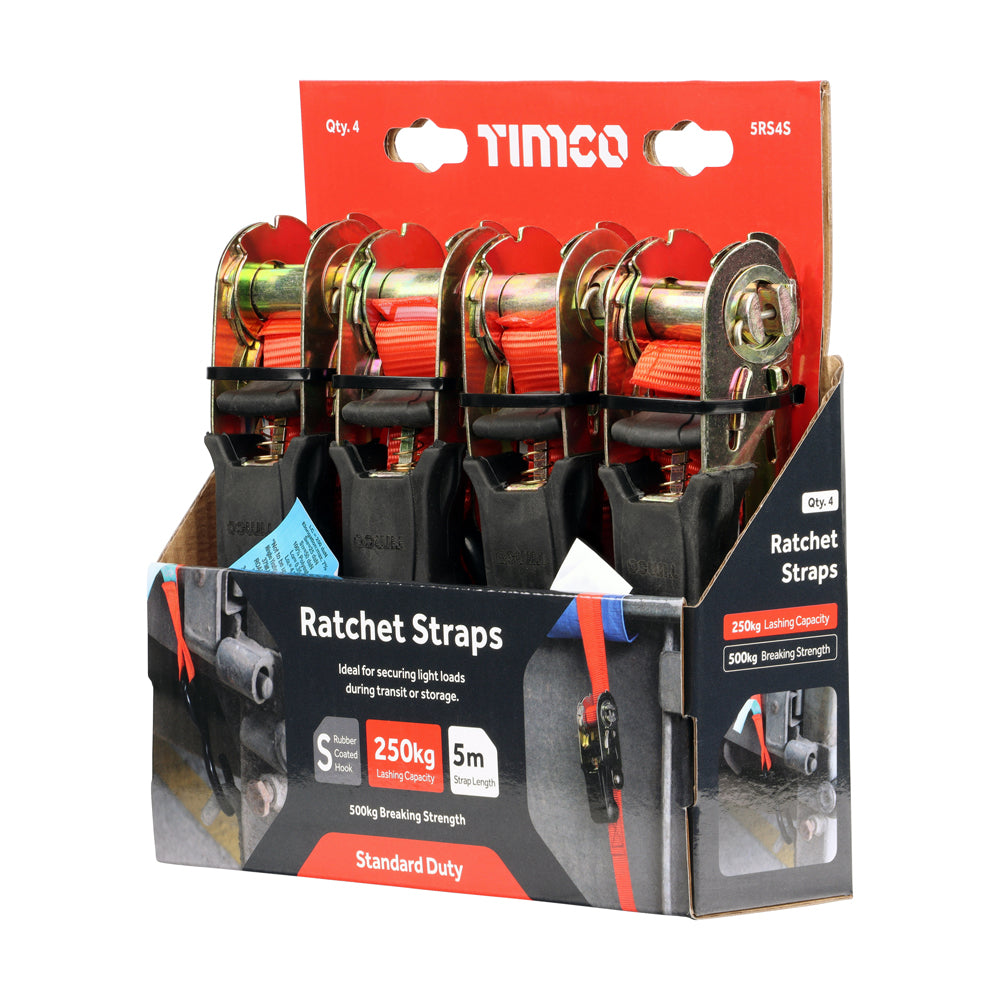 TIMCO S Hook Ratchet Straps STD