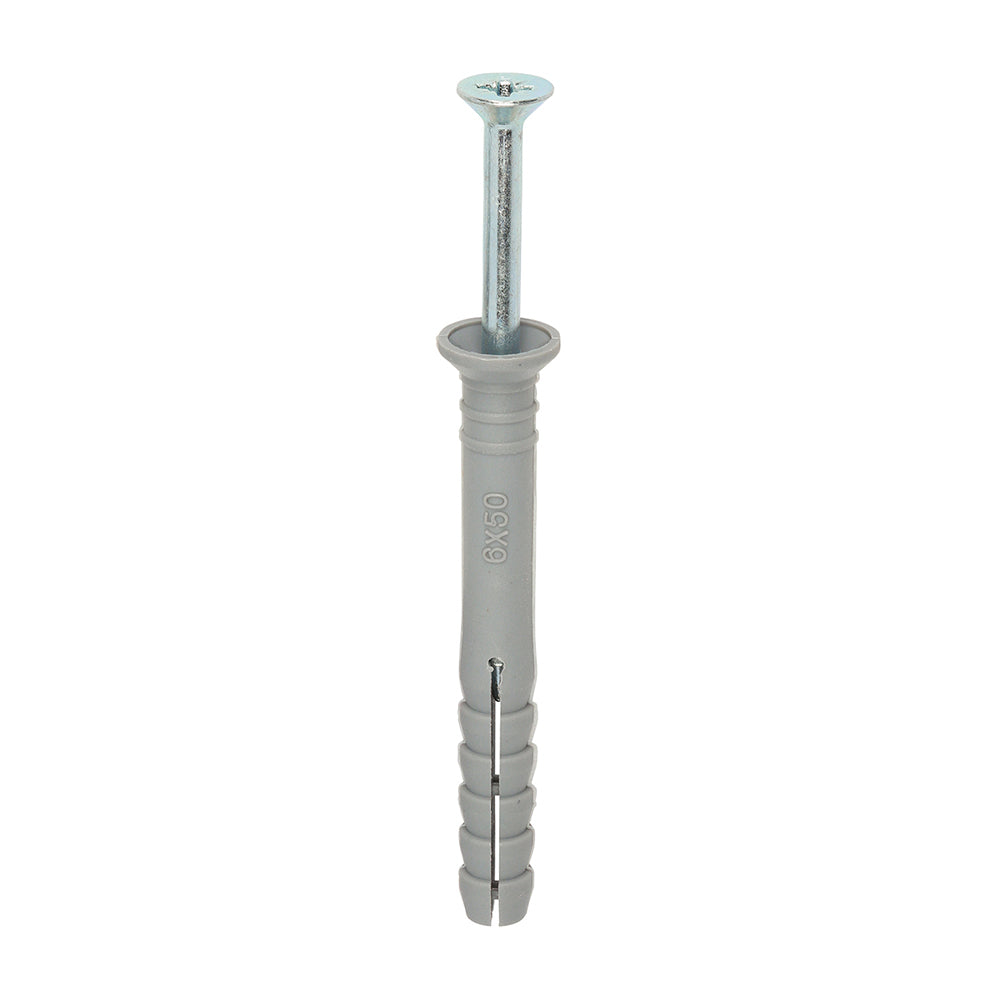 TIMCO Nylon Hammer Fixing - BZP