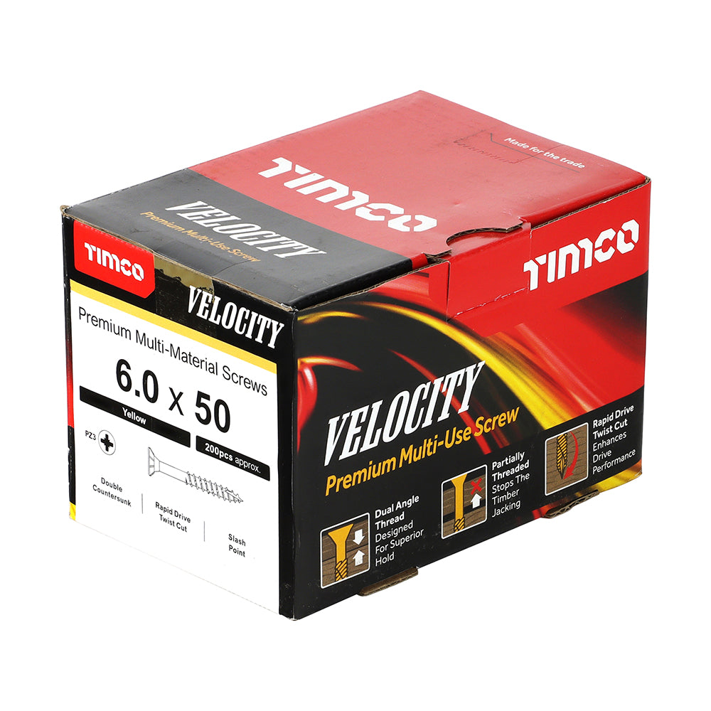 TIMCO Velocity Screw PZ3 CSK ZYP