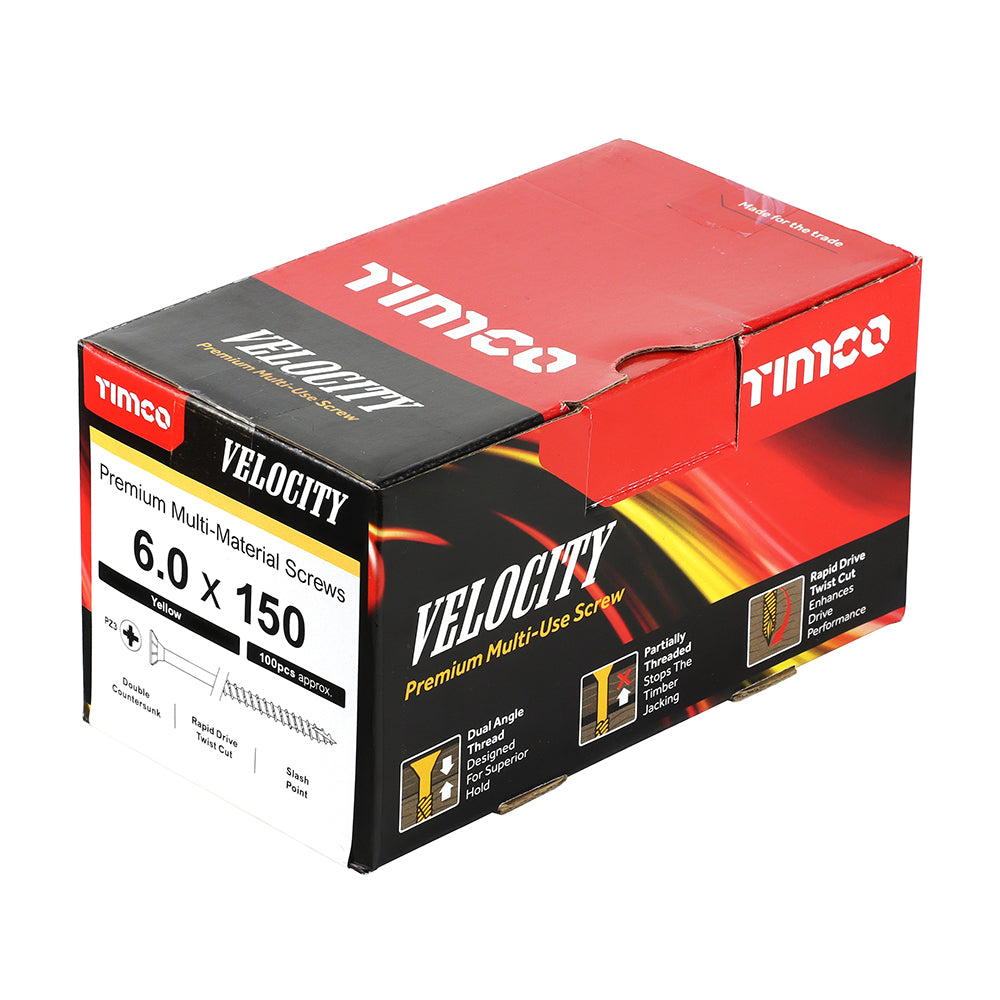 TIMCO Velocity Screw PZ3 CSK ZYP