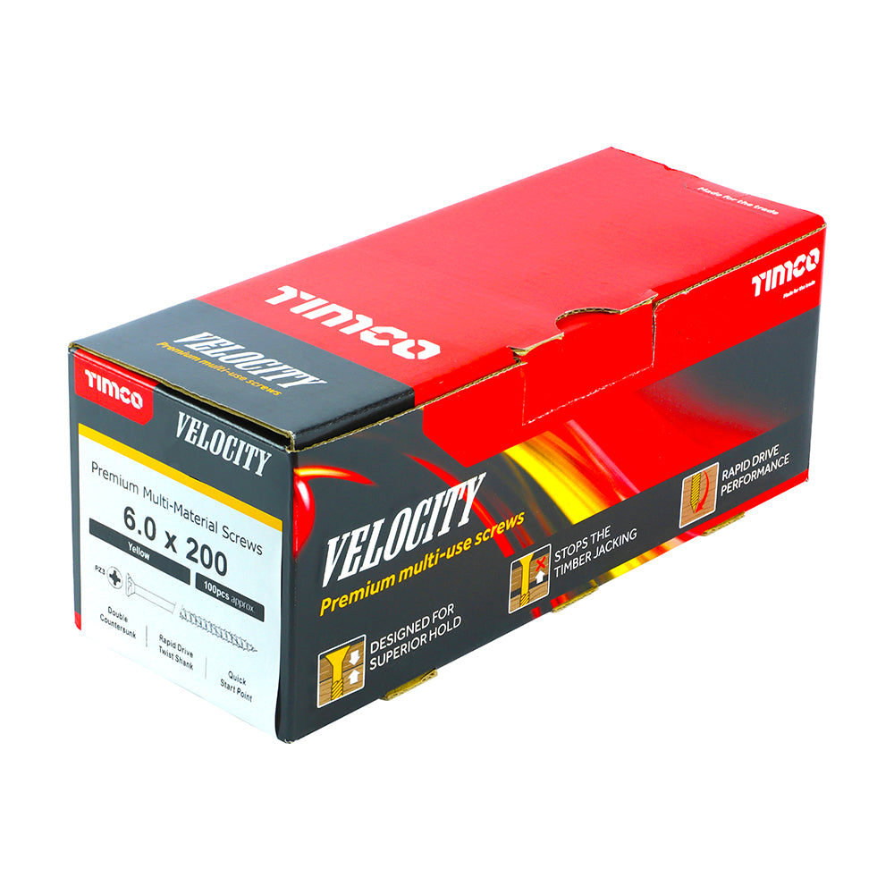 TIMCO Velocity Screw PZ3 CSK ZYP