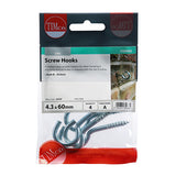 TIMCO Screw Hooks - BZP